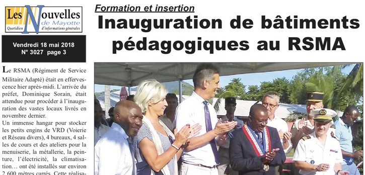 Article paru dans Les Nouvelles de Mayotte N°3027 – Mai 2018