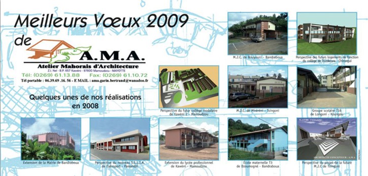 Carte de Vœux de l'A.M.A. 2009