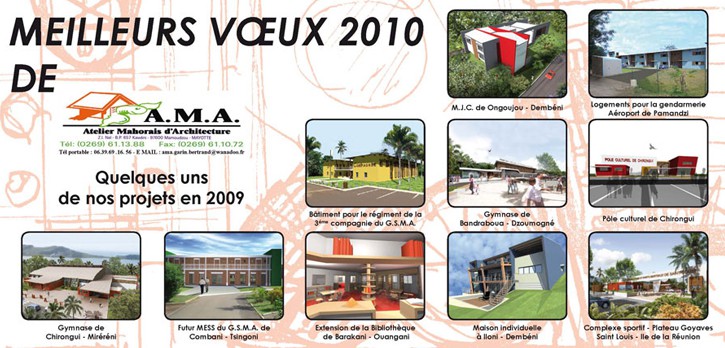 Carte de Vœux de l'A.M.A. - 2010